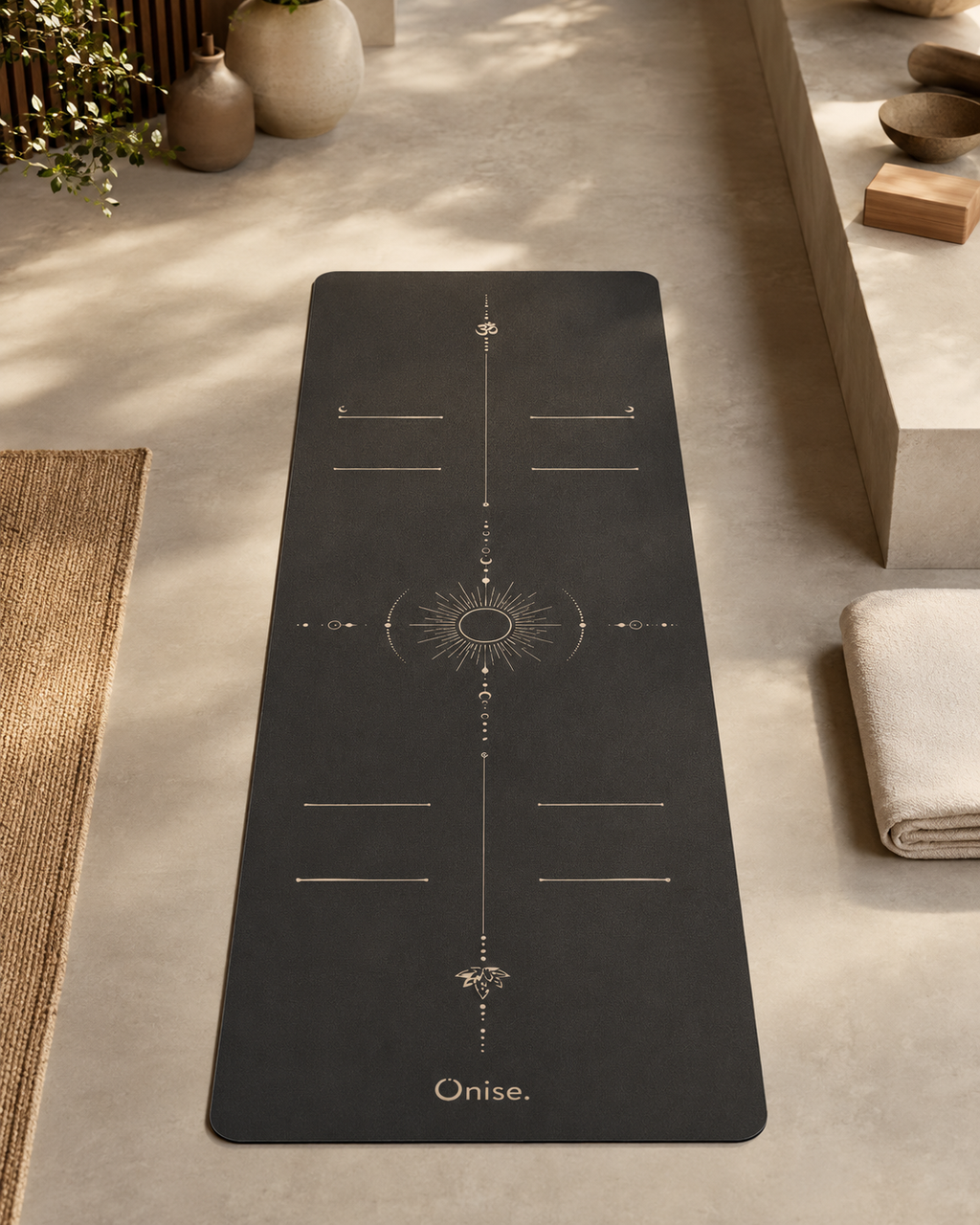 Yang Alignment Eco Rubber Yoga Mat